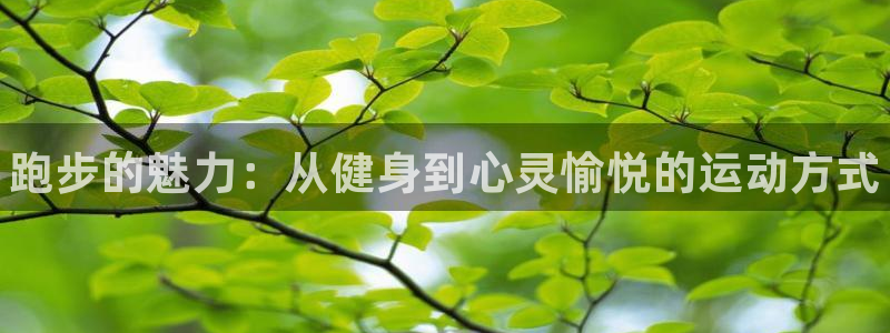 一竞技官网下载招商电话地址是多少：跑步的魅力：从健身