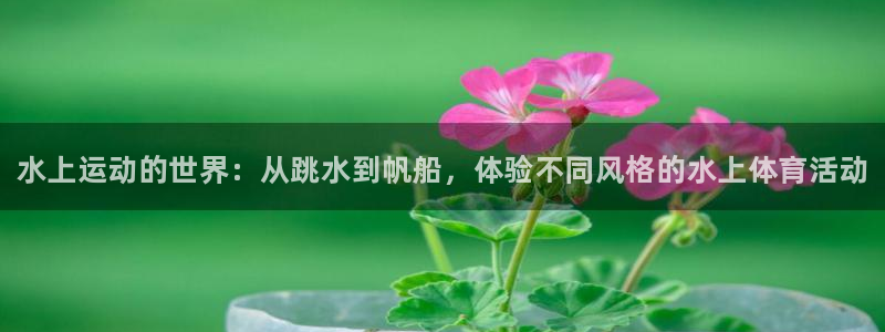 一竞技官网下载招商电话号码是多少啊：水上运动的世界：