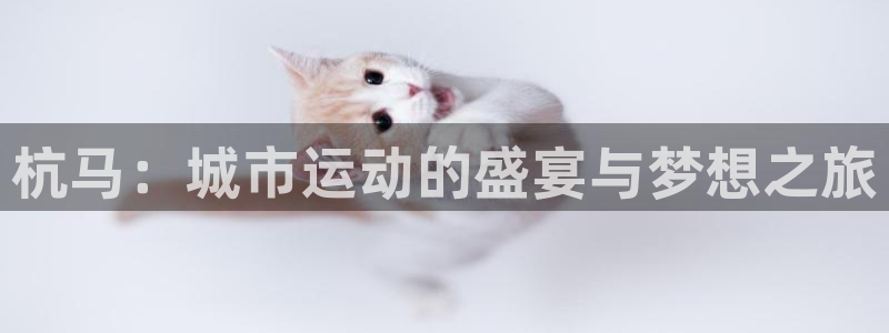 一竞技官方正版app集团官网首页：杭马：城市运动的盛宴与梦想