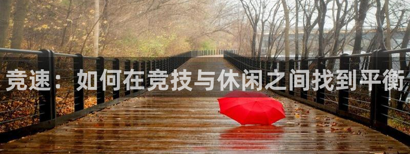 一竞技官网下载开户：竞速：如何在竞技与休闲之间找到平衡