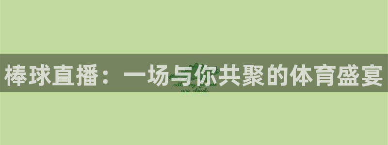 360直播雨燕直播篮球：棒球直播：一场与你共聚的体育盛宴